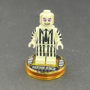 LEGO Beetlejuice Minifigure - 71349 DIMENSIONS With Disc Base